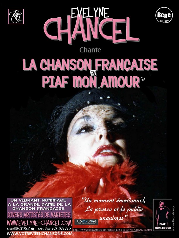 EVELYNE CHANCEL chante Edith PIAF - PARIS France et international